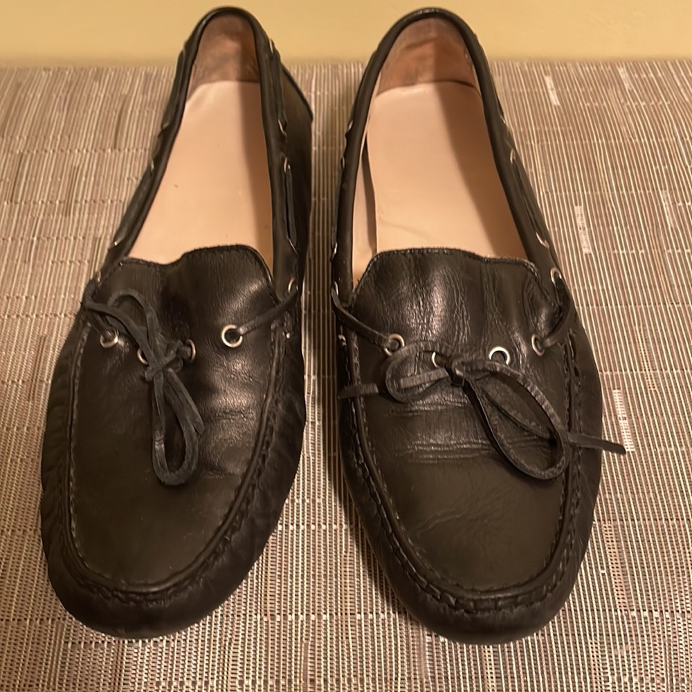 Cole Haan black driving moccasins